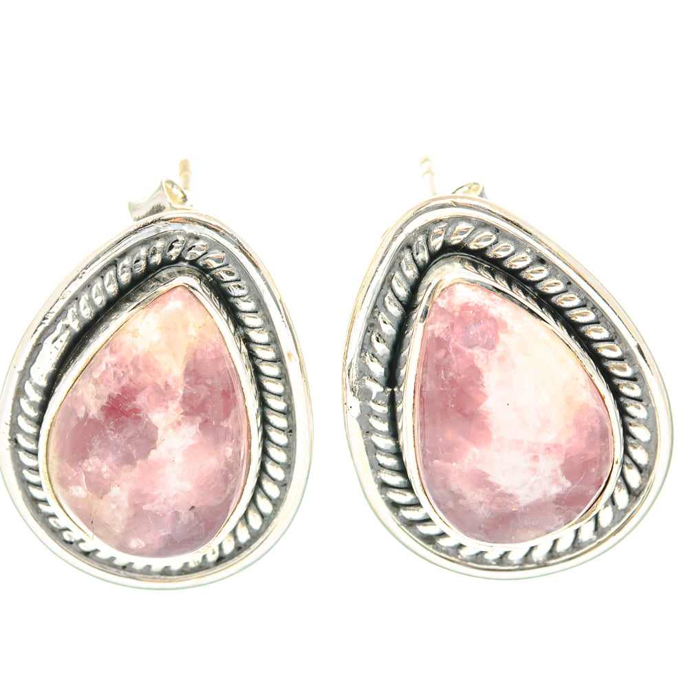 Lepidolite Earrings handcrafted by Anasilvercos - EARR429036 - Photo 2