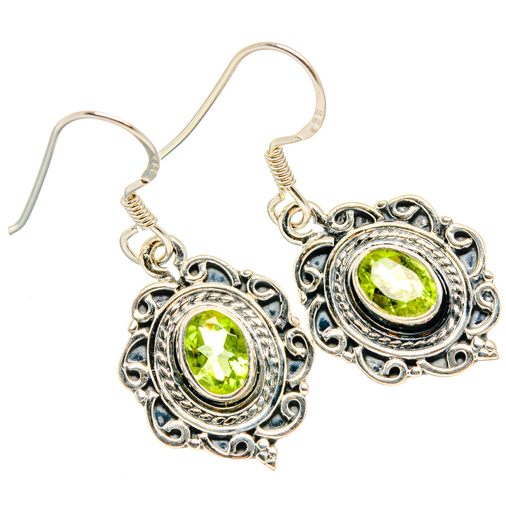 Peridot Earrings handcrafted by Anasilvercos - EARR429045 - Photo 2