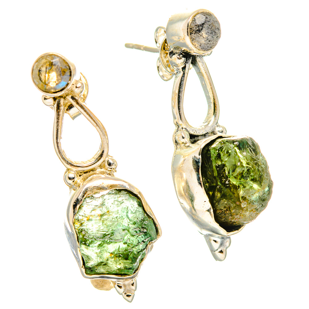 Peridot Earrings handcrafted by Anasilvercos - EARR429055 - Photo 2