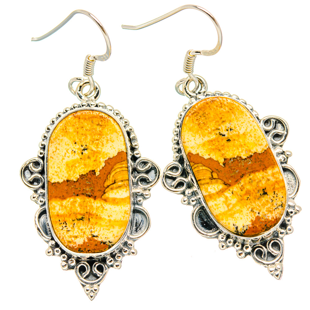 Picture Jasper Earrings handcrafted by Anasilvercos - EARR429069 - Photo 2