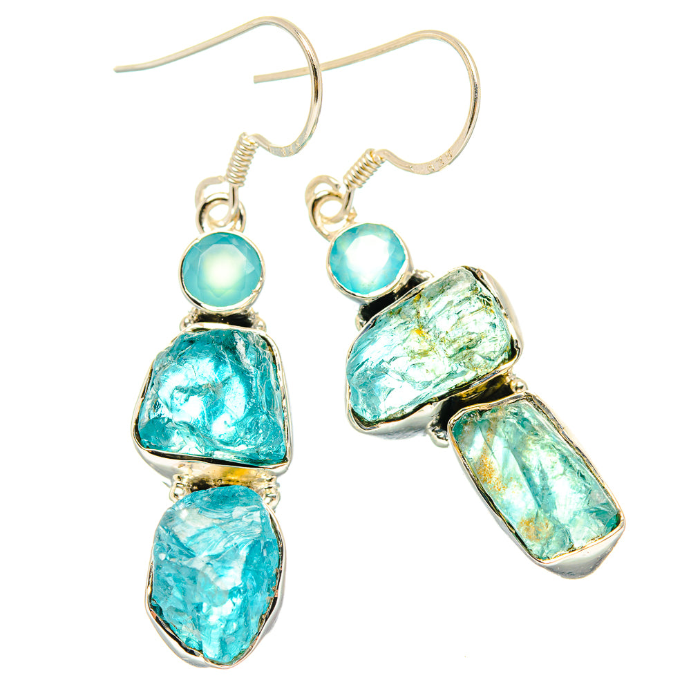 Apatite Earrings handcrafted by Anasilvercos - EARR429072 - Photo 2