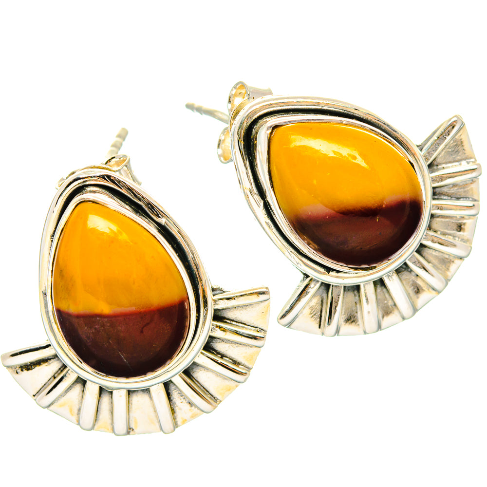 Mookaite Earrings handcrafted by Anasilvercos - EARR429074 - Photo 2