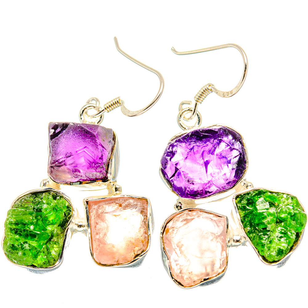 Amethyst Earrings handcrafted by Anasilvercos - EARR429092 - Photo 2