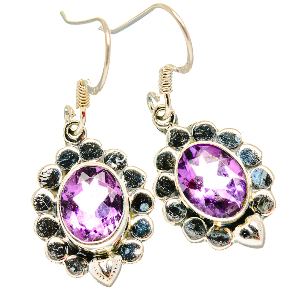 Amethyst Earrings handcrafted by Anasilvercos - EARR429099 - Photo 2