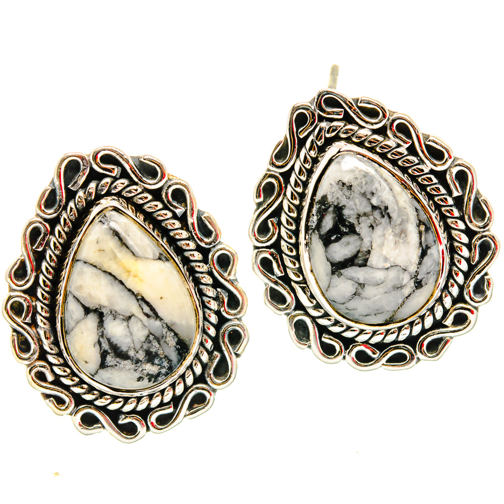Pinolith Jasper Earrings handcrafted by Anasilvercos - EARR429110 - Photo 2