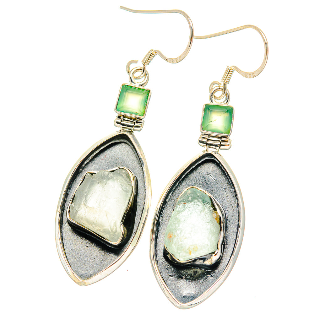 Aquamarine Earrings handcrafted by Anasilvercos - EARR429126 - Photo 2