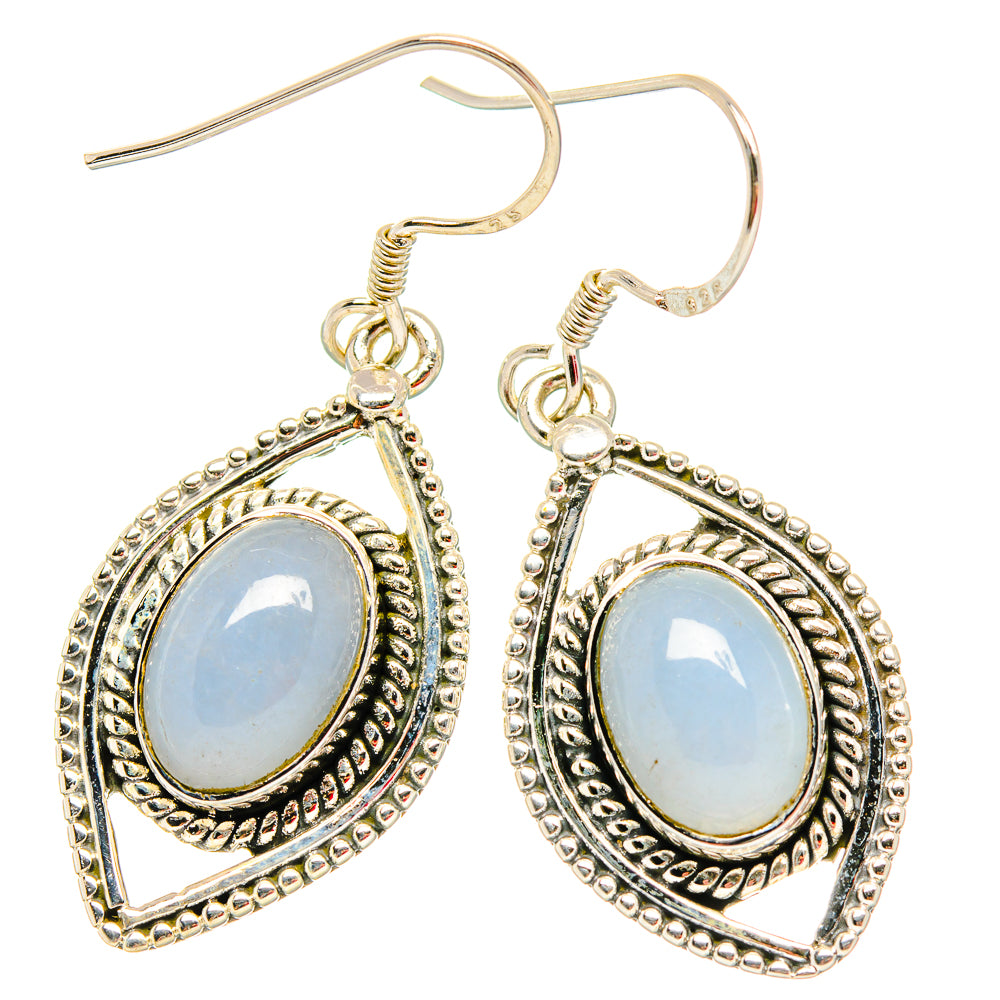 Aquamarine Earrings handcrafted by Anasilvercos - EARR429141 - Photo 2