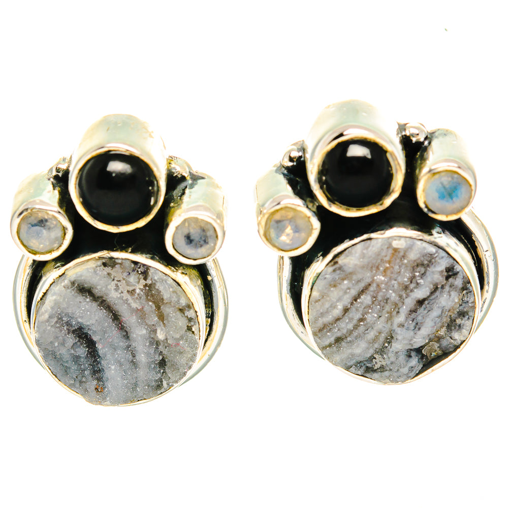 Desert Druzy Earrings handcrafted by Anasilvercos - EARR429145 - Photo 2