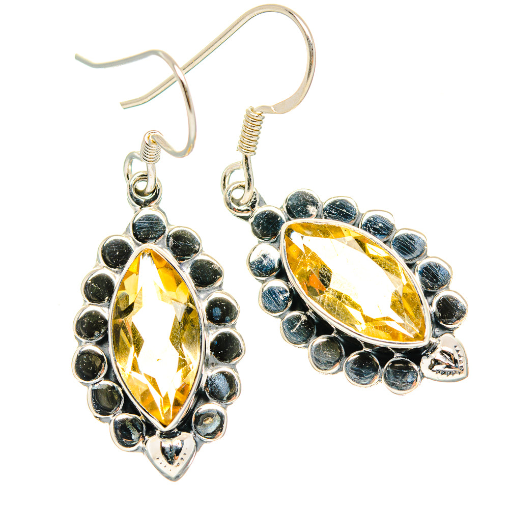 Citrine Earrings handcrafted by Anasilvercos - EARR429148 - Photo 2