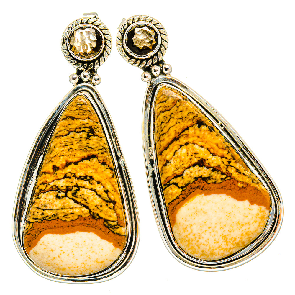 Picture Jasper Earrings handcrafted by Anasilvercos - EARR429153 - Photo 2