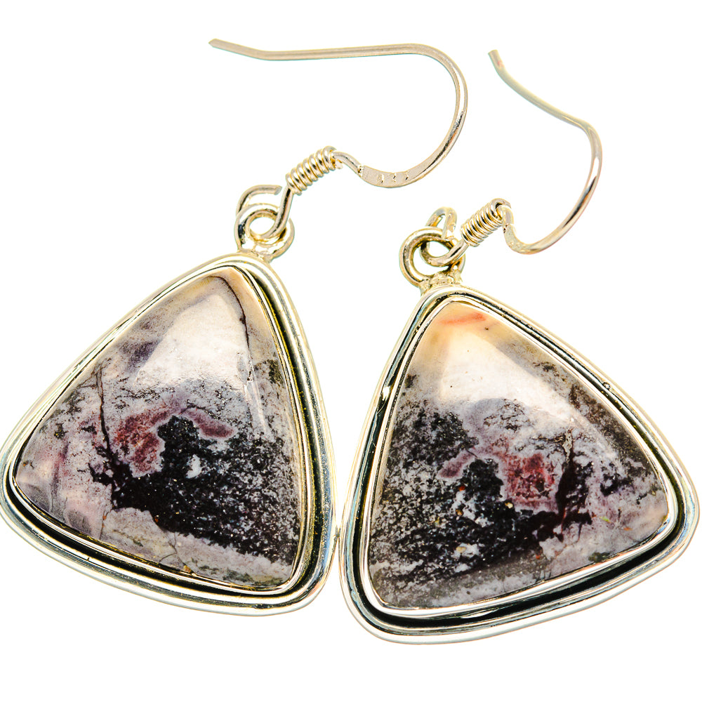 Wild Horse Jasper Earrings handcrafted by Anasilvercos - EARR429154 - Photo 2