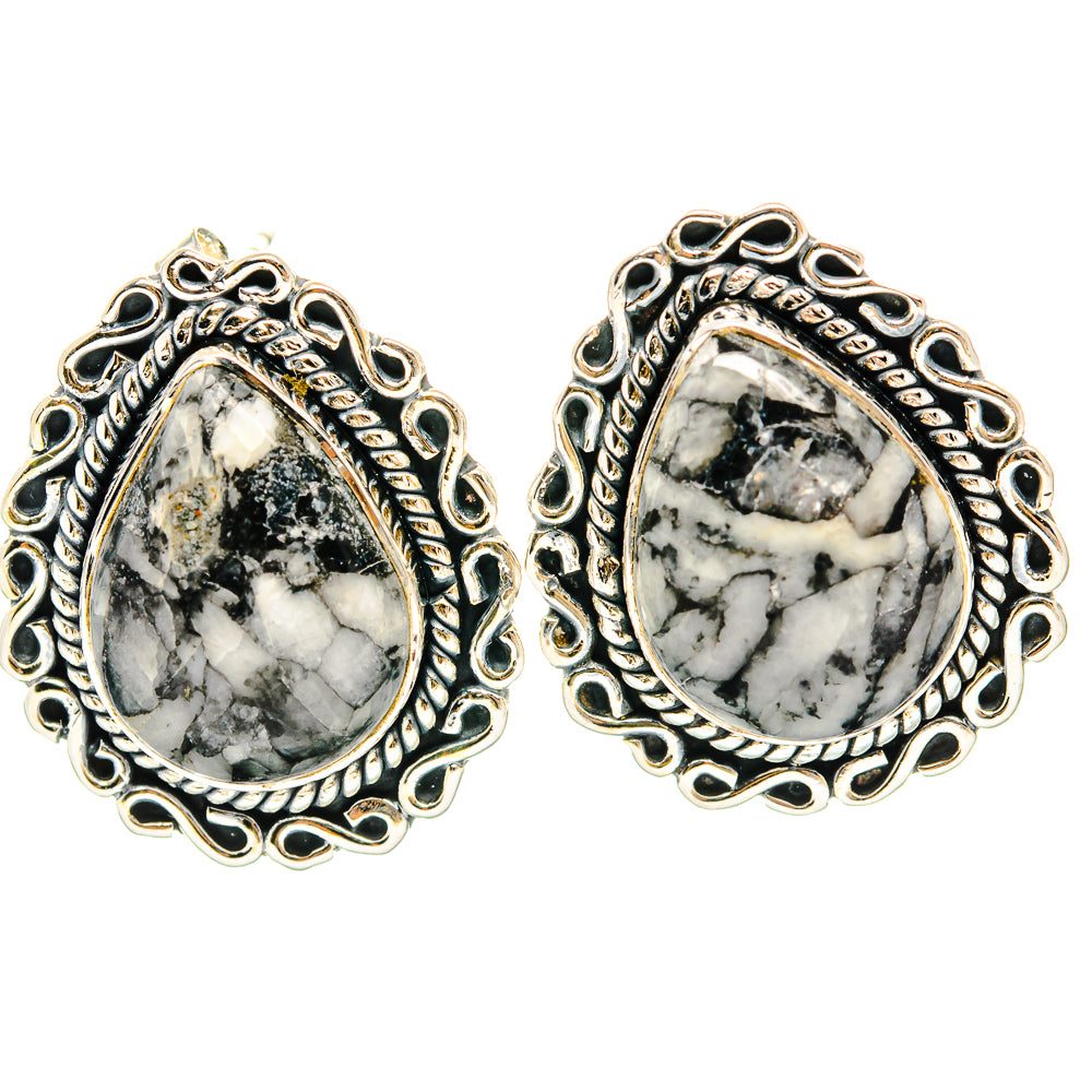 Pinolith Jasper Earrings handcrafted by Anasilvercos - EARR429165 - Photo 2