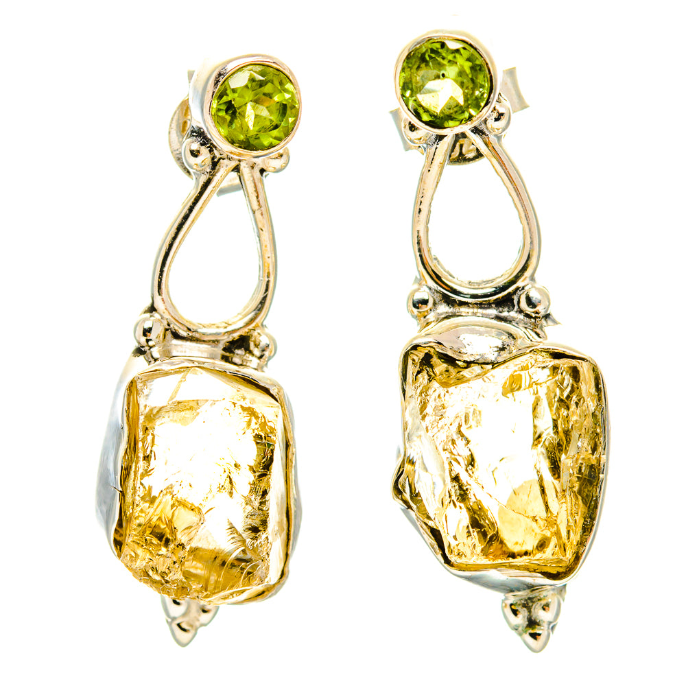 Citrine Earrings handcrafted by Anasilvercos - EARR429167 - Photo 2