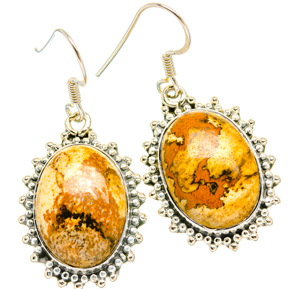 Picture Jasper Earrings handcrafted by Anasilvercos - EARR429192 - Photo 2