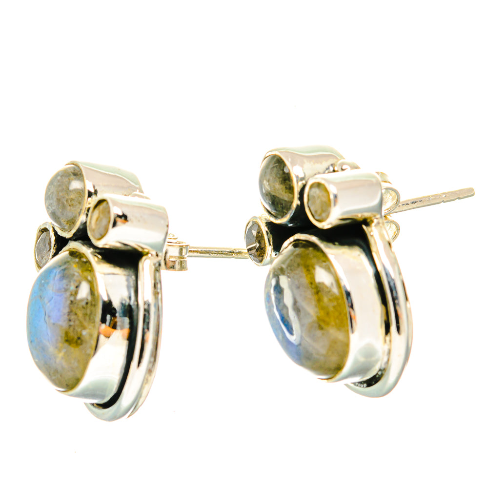 Labradorite Earrings handcrafted by Anasilvercos - EARR429193 - Photo 2