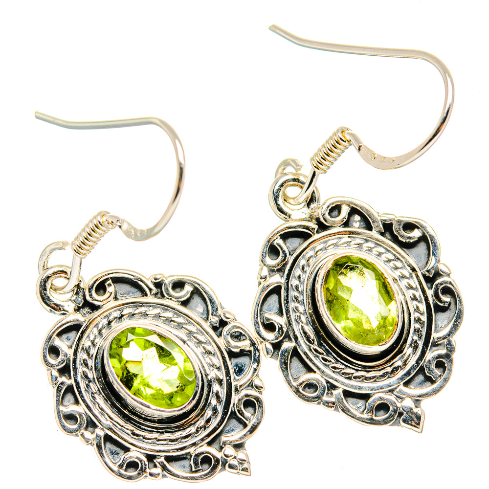 Peridot Earrings handcrafted by Anasilvercos - EARR429198 - Photo 2