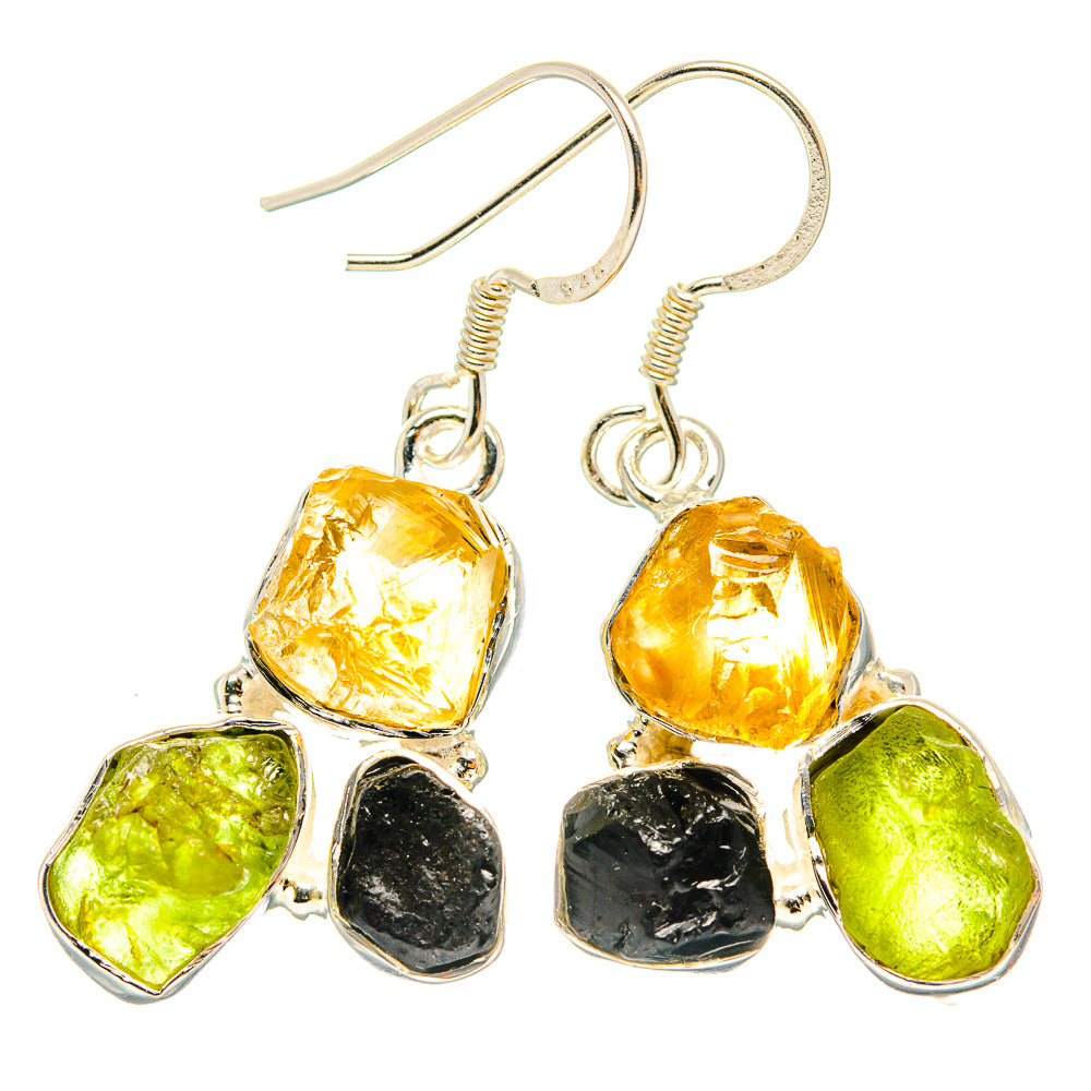 Citrine Earrings handcrafted by Anasilvercos - EARR429205 - Photo 2