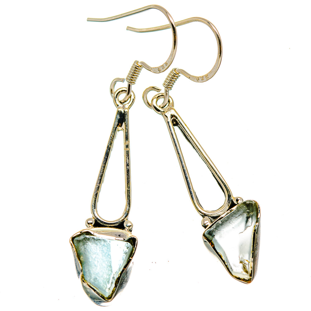 Aquamarine Earrings handcrafted by Anasilvercos - EARR429212 - Photo 2