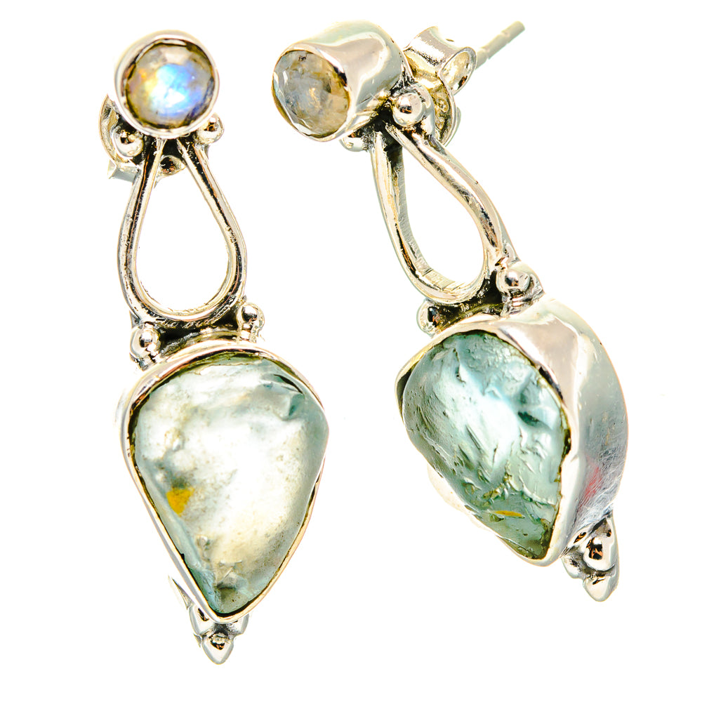 Aquamarine Earrings handcrafted by Anasilvercos - EARR429232 - Photo 2