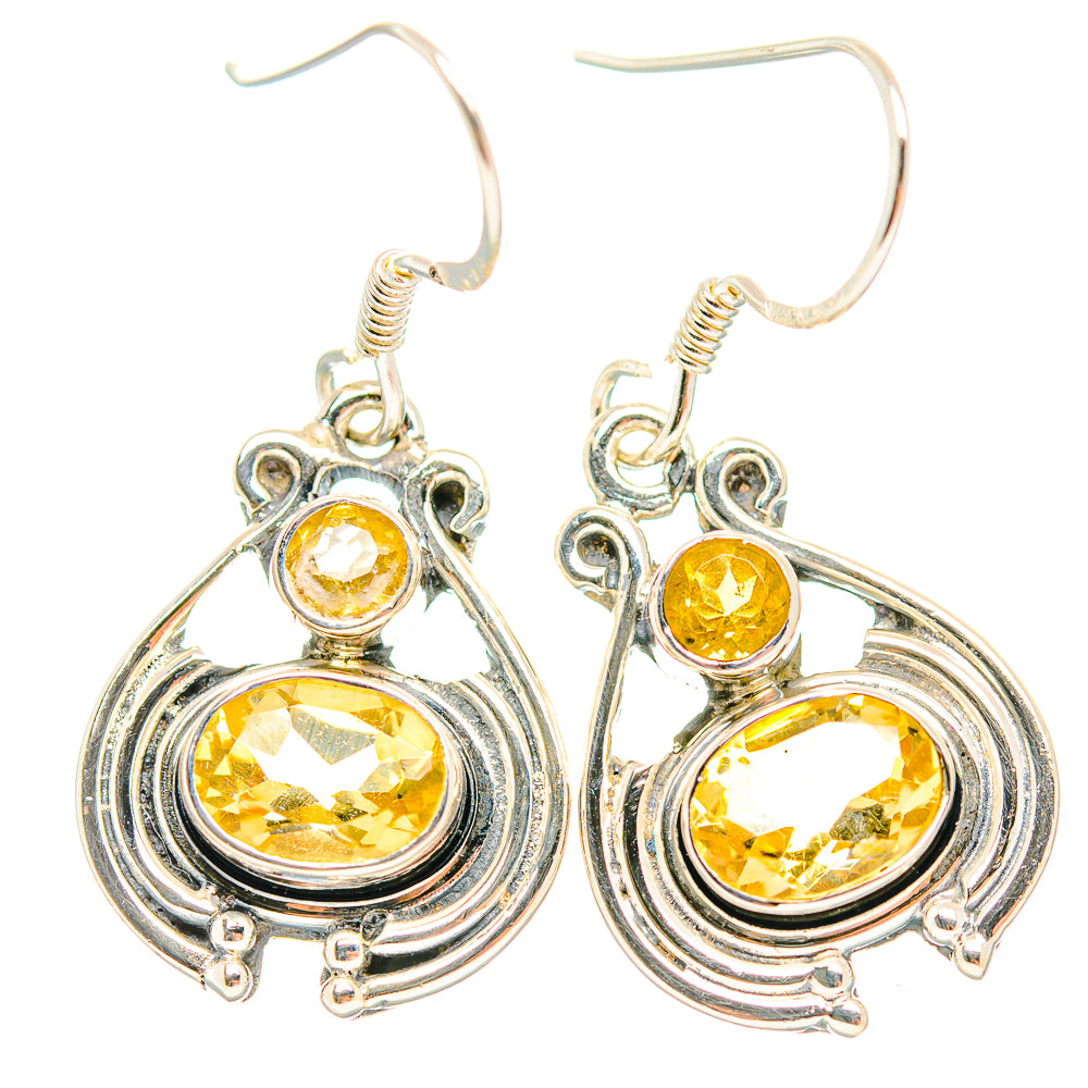 Citrine Earrings handcrafted by Anasilvercos - EARR429256 - Photo 2
