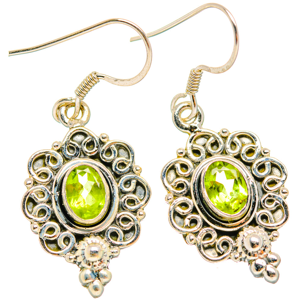 Peridot Earrings handcrafted by Anasilvercos - EARR429261 - Photo 2
