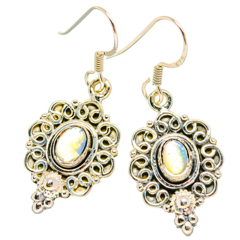 Ethiopian Opal Earrings handcrafted by Anasilvercos - EARR429263 - Photo 2
