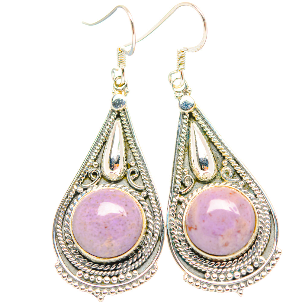 Phosphosiderite Earrings handcrafted by Anasilvercos - EARR429285 - Photo 2
