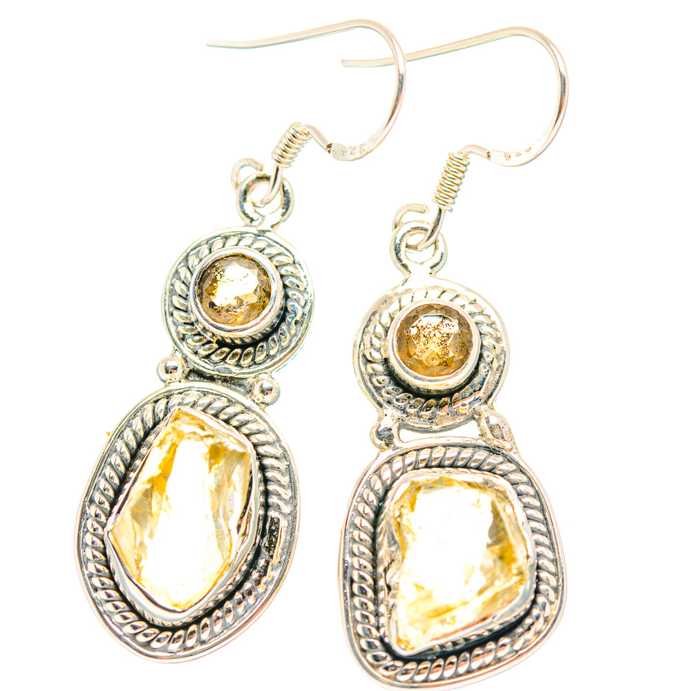 Citrine Earrings handcrafted by Anasilvercos - EARR429294 - Photo 2
