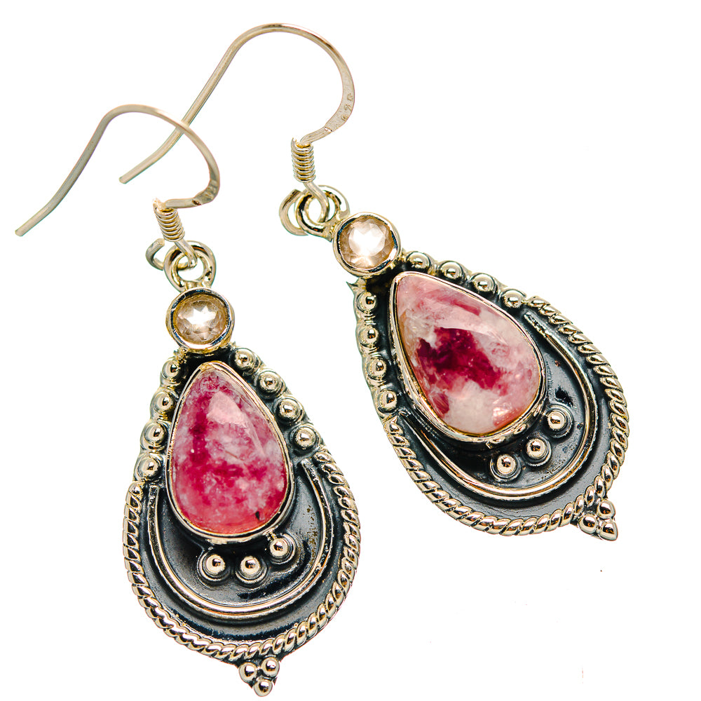 Lepidolite Earrings handcrafted by Anasilvercos - EARR429297 - Photo 2