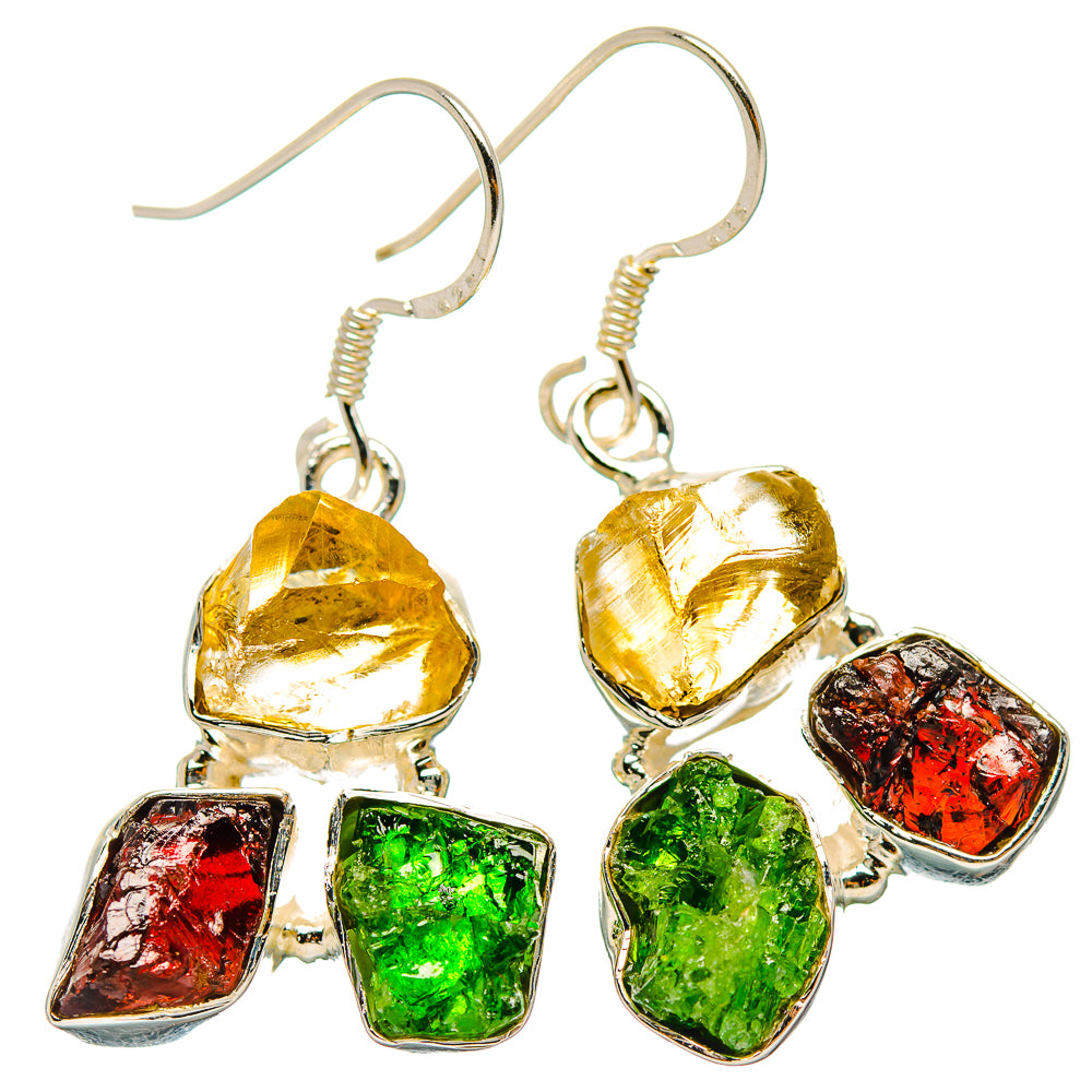 Citrine Earrings handcrafted by Anasilvercos - EARR429318 - Photo 2