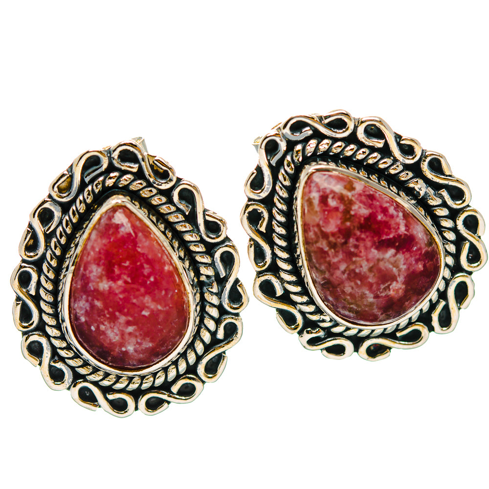 Lepidolite Earrings handcrafted by Anasilvercos - EARR429320 - Photo 2