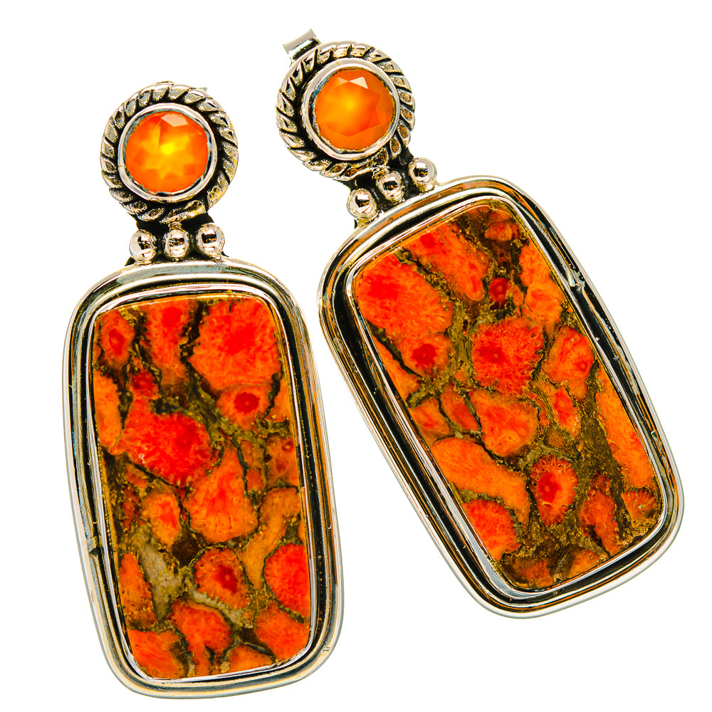 Apatite Earrings handcrafted by Anasilvercos - EARR429343 - Photo 2