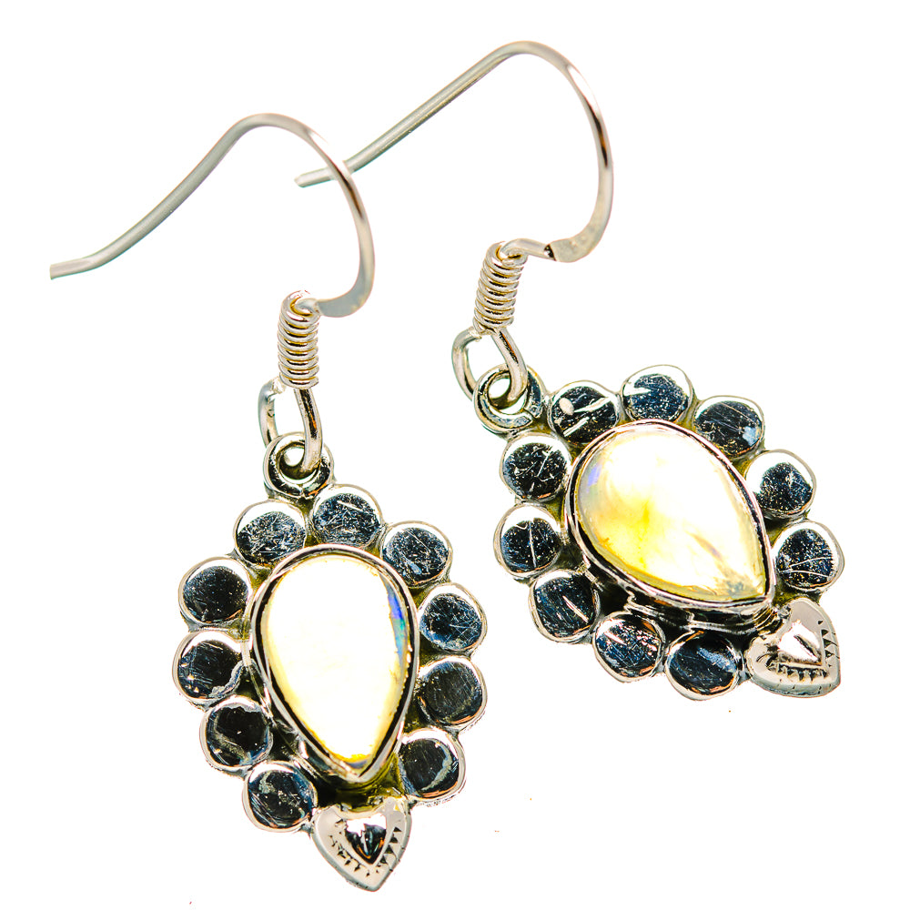 Ethiopian Opal Earrings handcrafted by Anasilvercos - EARR429352 - Photo 2