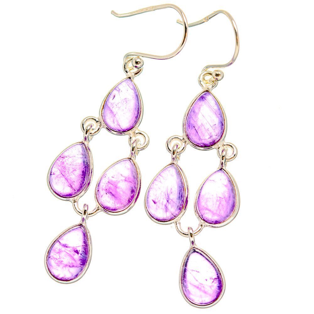 Amethyst Earrings handcrafted by Anasilvercos - EARR429404 - Photo 2