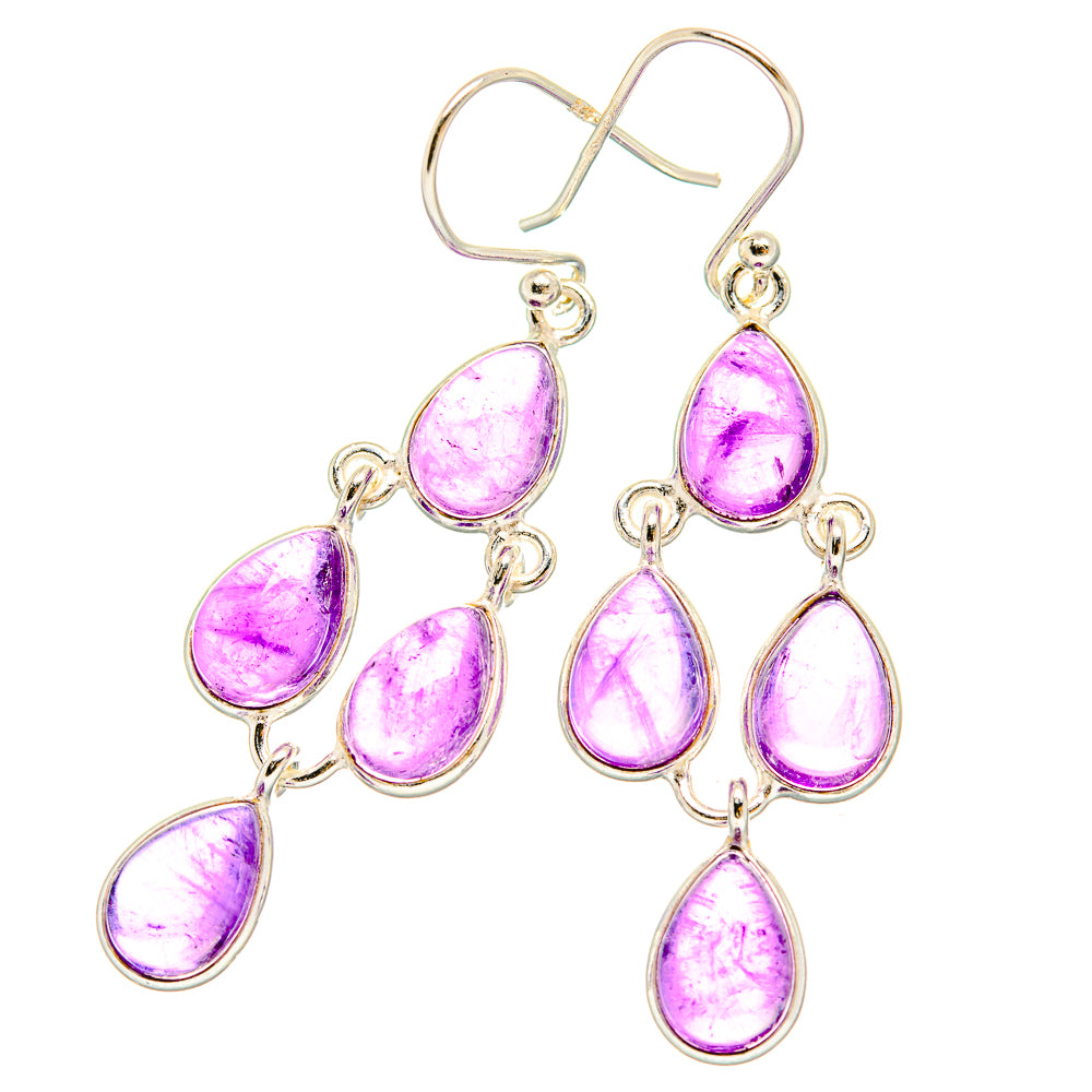 Amethyst Earrings handcrafted by Anasilvercos - EARR429443 - Photo 2