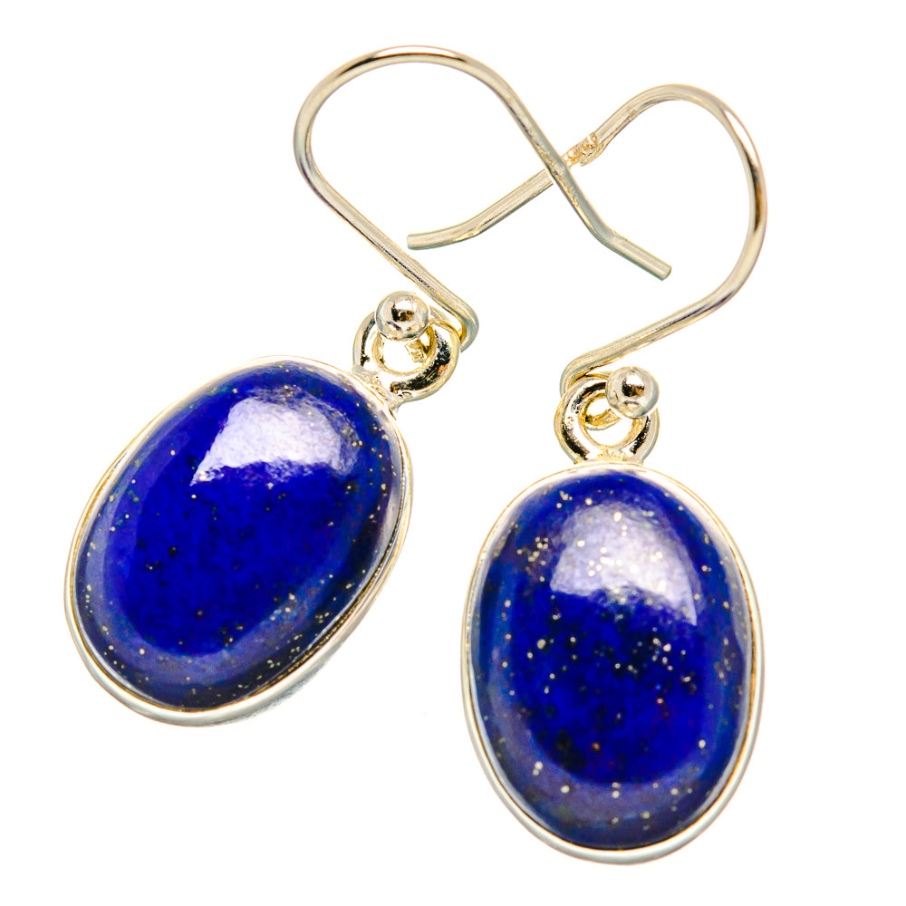 Lapis Lazuli Earrings handcrafted by Anasilvercos - EARR429446 - Photo 2