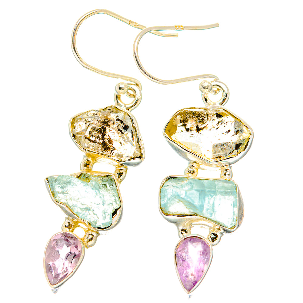 Herkimer Diamond Earrings handcrafted by Anasilvercos - EARR429590 - Photo 2
