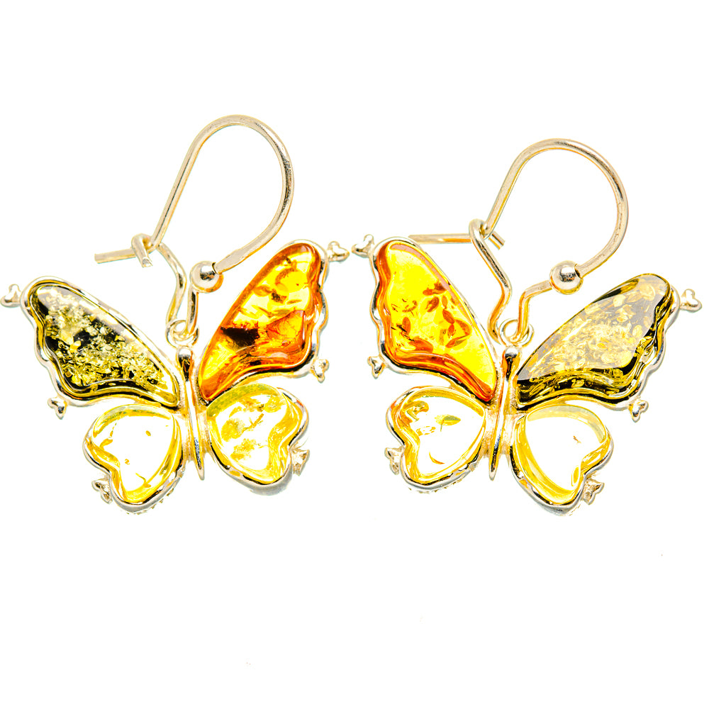 Baltic Amber Earrings handcrafted by Anasilvercos - EARR429602 - Photo 2