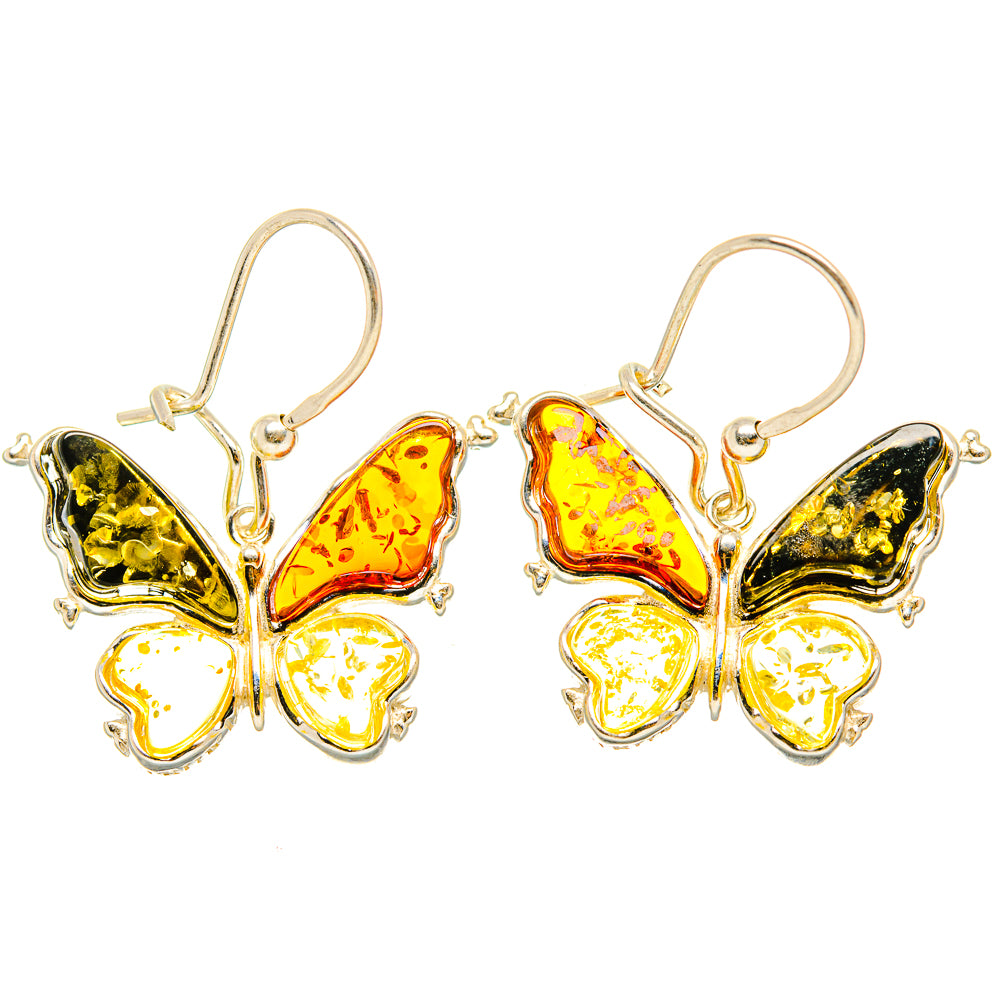 Baltic Amber Earrings handcrafted by Anasilvercos - EARR429603 - Photo 2