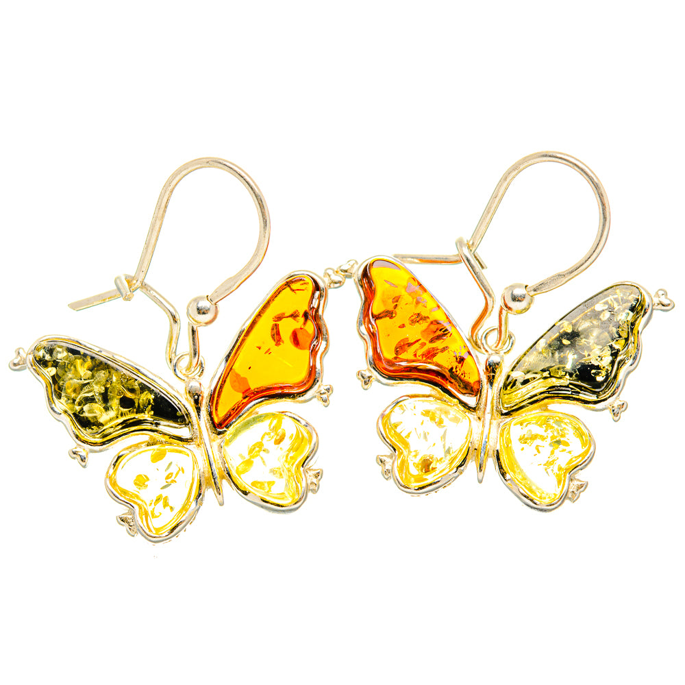 Baltic Amber Earrings handcrafted by Anasilvercos - EARR429604 - Photo 2