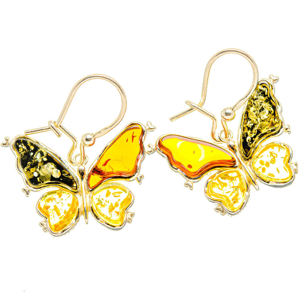 Baltic Amber Earrings handcrafted by Anasilvercos - EARR429605 - Photo 2
