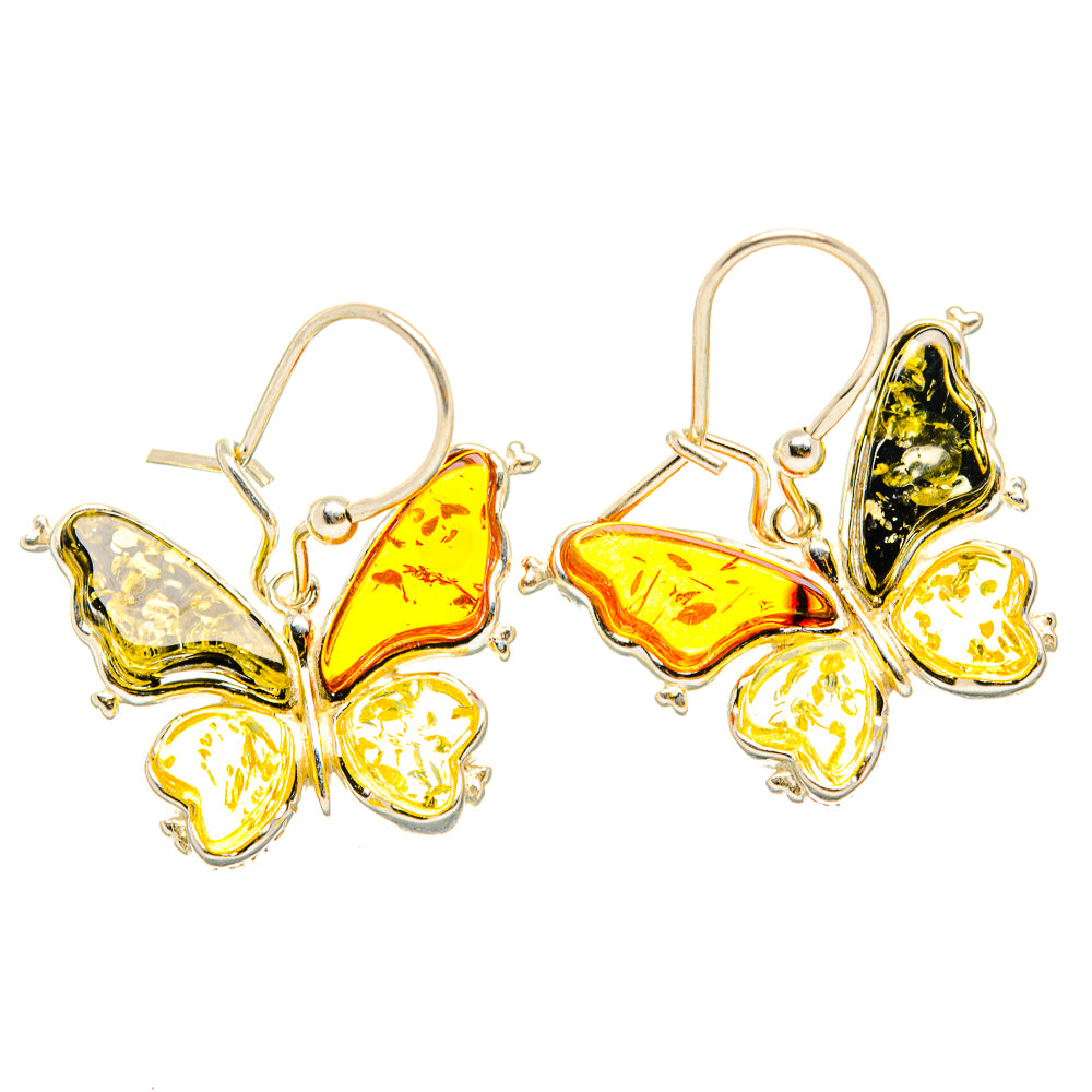 Baltic Amber Earrings handcrafted by Anasilvercos - EARR429606 - Photo 2