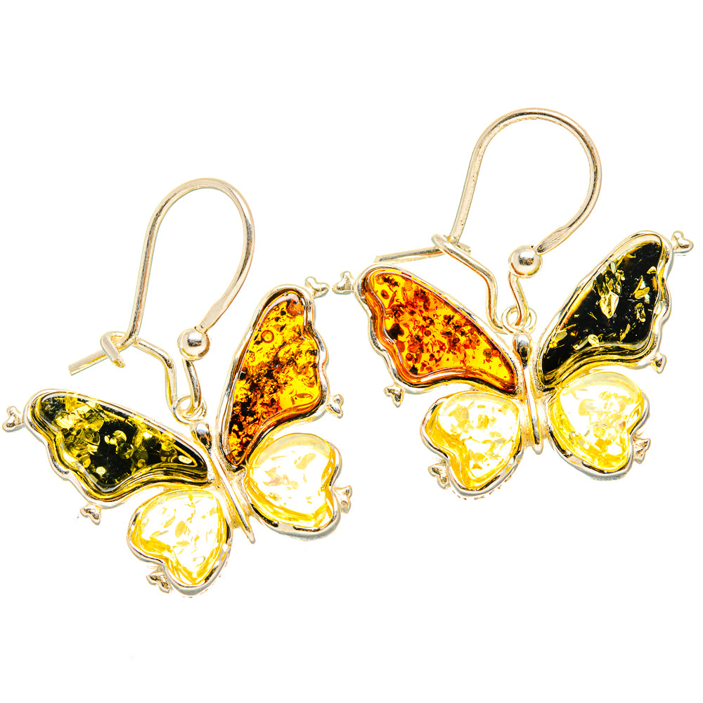 Baltic Amber Earrings handcrafted by Anasilvercos - EARR429607 - Photo 2
