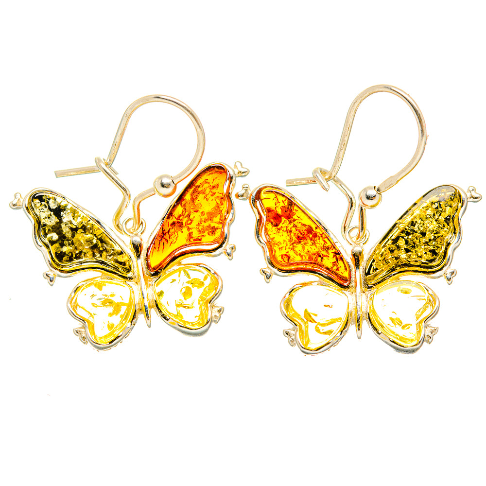 Baltic Amber Earrings handcrafted by Anasilvercos - EARR429609 - Photo 2