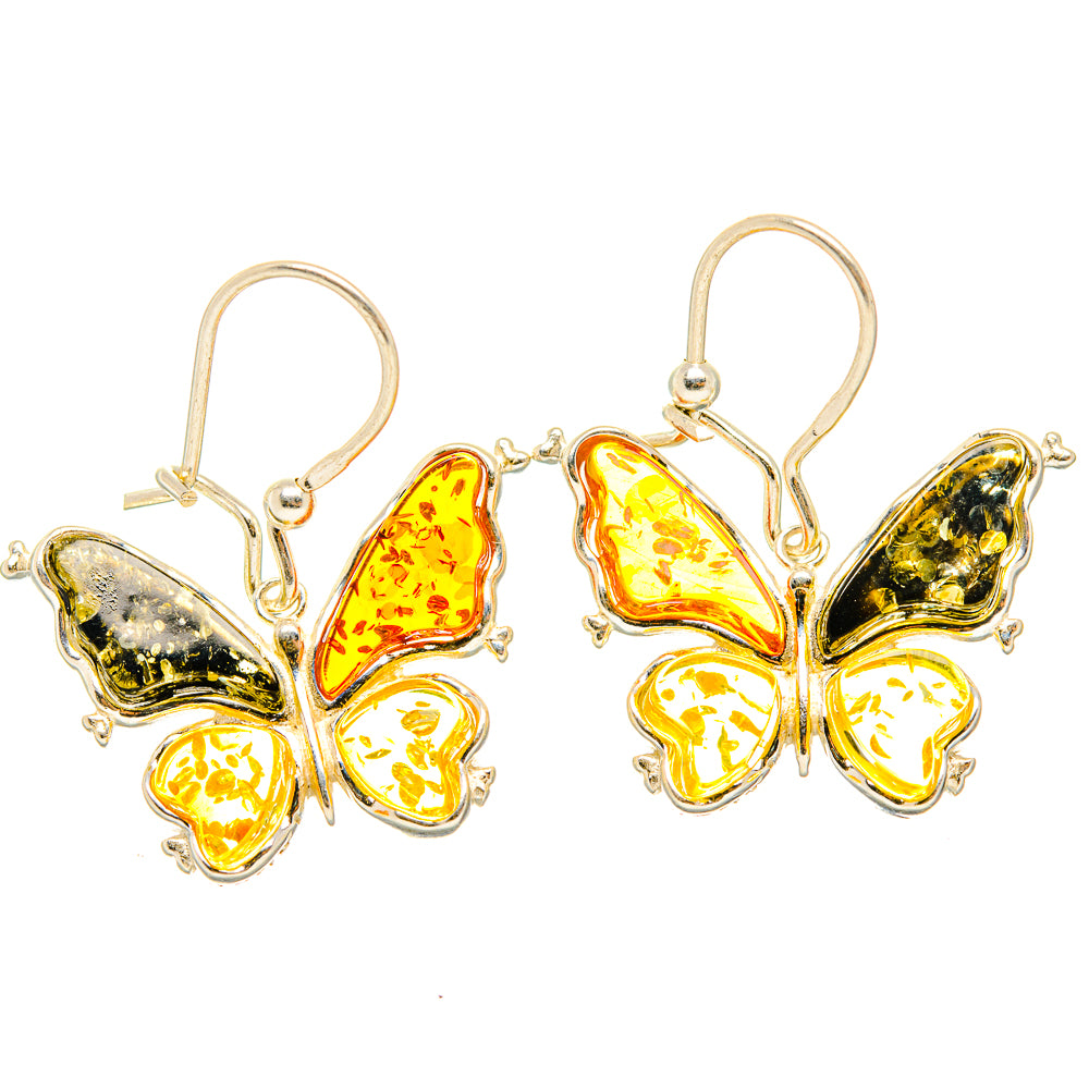 Baltic Amber Earrings handcrafted by Anasilvercos - EARR429610 - Photo 2