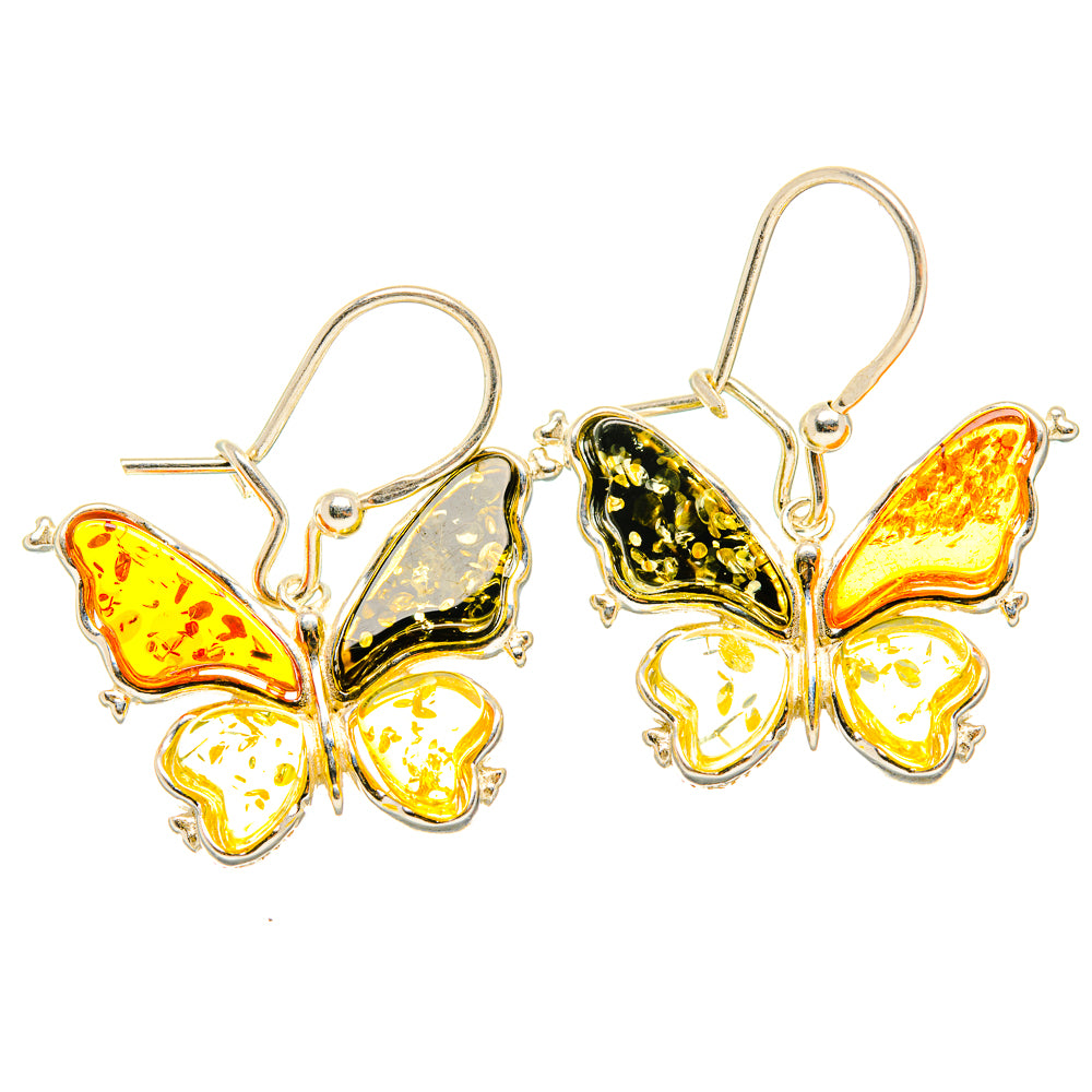 Baltic Amber Earrings handcrafted by Anasilvercos - EARR429611 - Photo 2