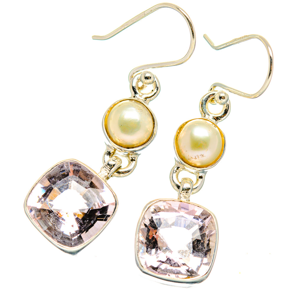 Kunzite Earrings handcrafted by Anasilvercos - EARR429623 - Photo 2