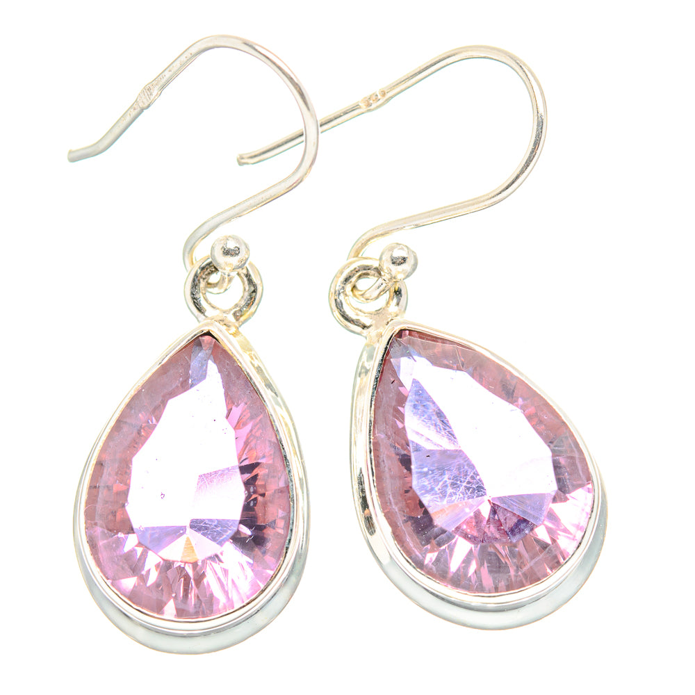 Color Change Alexandrite (Lab.) Earrings handcrafted by Anasilvercos - EARR429880 - Photo 2