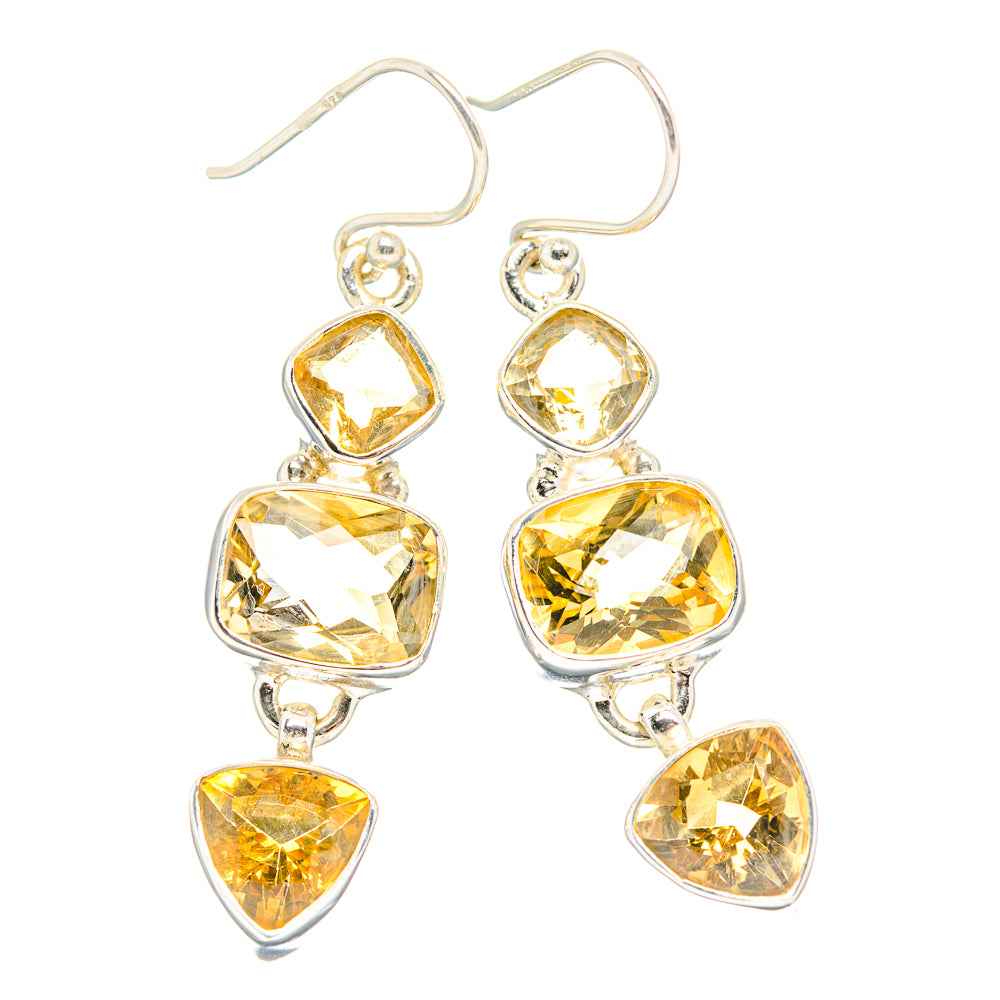 Citrine Earrings handcrafted by Anasilvercos - EARR429882 - Photo 2