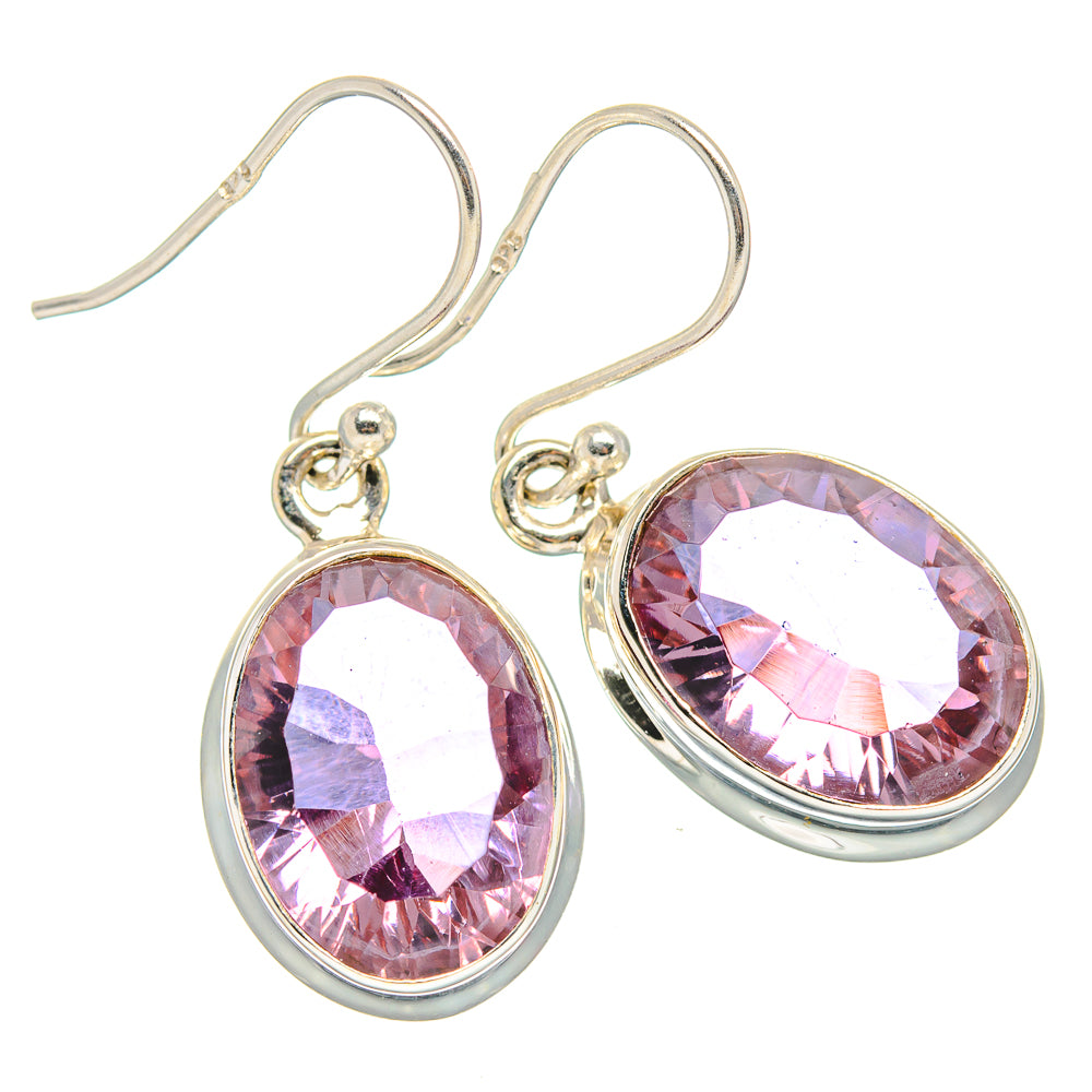 Color Change Alexandrite (Lab.) Earrings handcrafted by Anasilvercos - EARR429889 - Photo 2